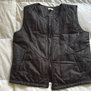 Socialite Charcoal Quilted Thin Vest